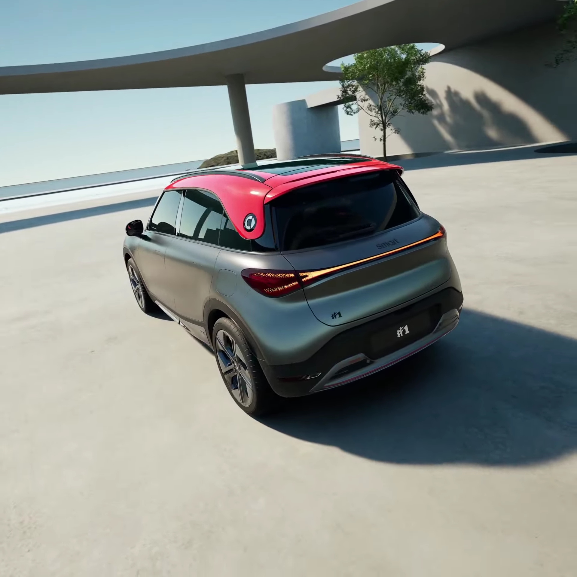 smart #1 BRABUS · אחורי-צד