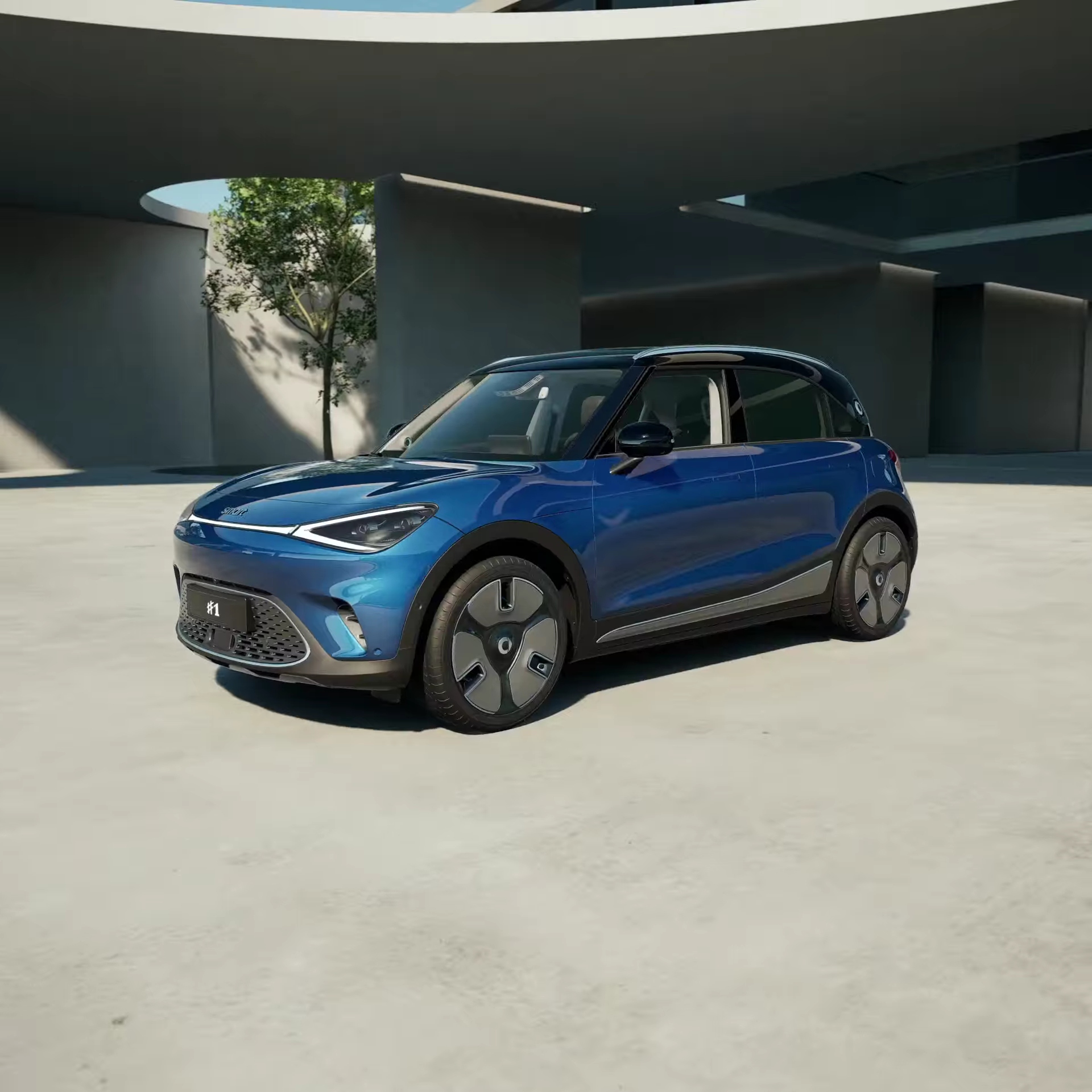 smart #1 Premium · חזית-צד