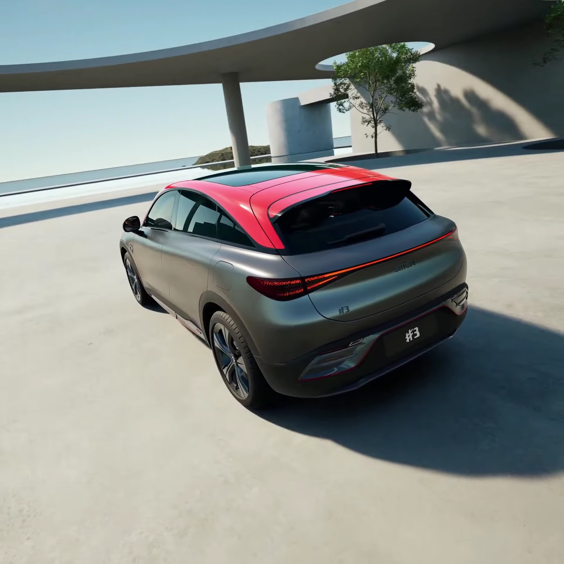 smart #3 BRABUS · אחורי-צד